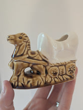 Vintage Covered Wagon / Horse-Drawn Cart Planter