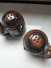 Vintage Bear and Beehive Salt & Pepper Shakers
