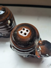 Vintage Bear and Beehive Salt & Pepper Shakers