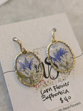 Corn Flower Euphorbia Earrings