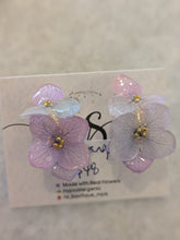 Hydrangea Hoop Earrings (Multiple Options)