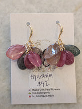Hydrangea Petal Earrings