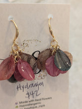 Hydrangea Petal Earrings