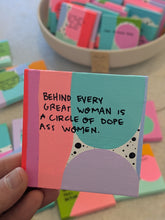Tiny Feminist Paintings - Locally Made (Multiple Styles)