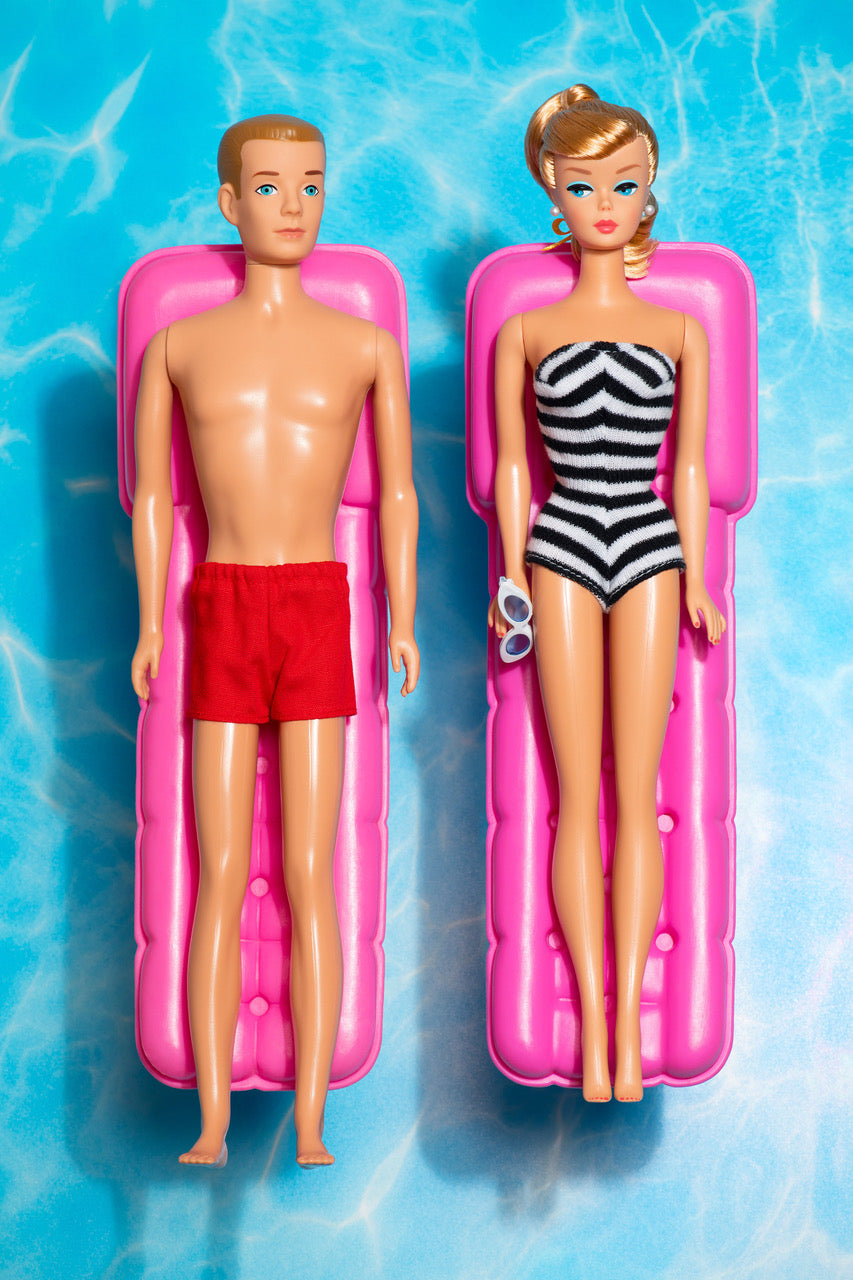 Pool Date Barbie Print