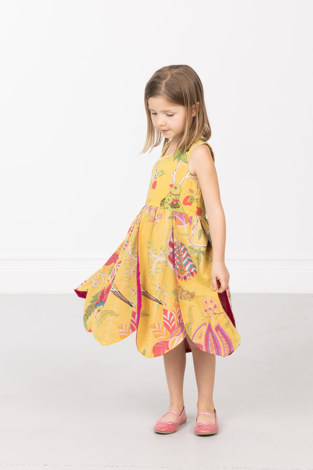 Golden Garden Kids Petal Dress