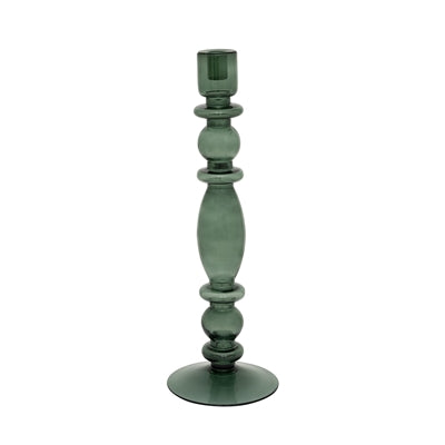 X-Tall Candle Holder Made with Recycled Glass- (Multiple Colors)