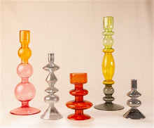 Multi-Color Candle Holders Made from Recycled Glass (Multiple Styles)