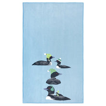 Winter Loons Minnesota VIBE Recycled Tea Towel