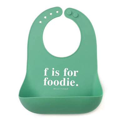 F for Foodie Wonder Bib