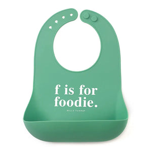 F for Foodie Wonder Bib