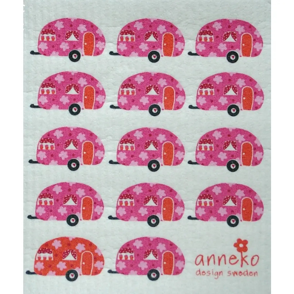Anneko Camper Trailer Van Swedish Dishcloth