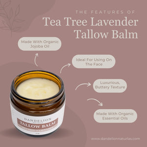 Grass Fed Tallow Balm with Organic Olive Oil