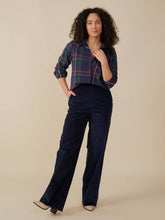 Sutton Shirt - Navy Berry Plaid