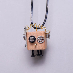 Diy Timberbot Kit, Build 2 Wooden Robots