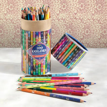 100 Colors - 50 Double-Sided Pencils