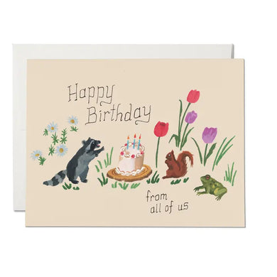 Birthday Critters Greeting Card