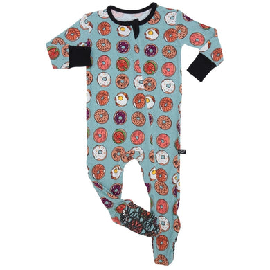 Bagels Infant Bamboo Footed Sleeper