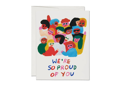 Proud Crowd Encouragement Greeting Card