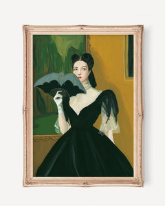 Beauty and the Bat. Art Print