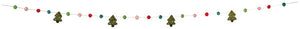 Christmas Tree Felt Garland