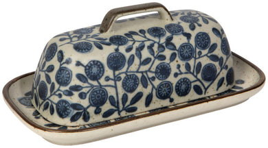 Calendula Stoneware Butter Dish