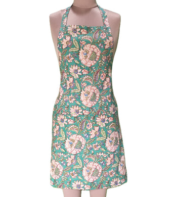Teal Garden Apron