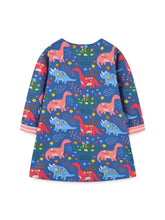 Knitted Dino Cartoon Dress