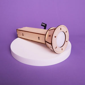 Hand-Crank Flashlight Diy Kit, Educational Stem Toy For Kids