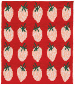 Berry Sweet Strawberry Knit Dishcloths (Set of 3)