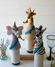 Felt Party Animal Bottle Toppers
