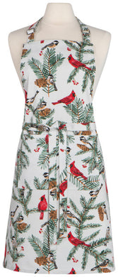 Birds & Boughs Winter/Holiday Chef Apron
