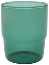 Emerald Stacked Water Tumblers (Set of 2, Multiple Sizes)