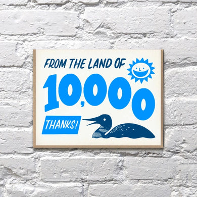 Minnesota Thank You Greeting Card