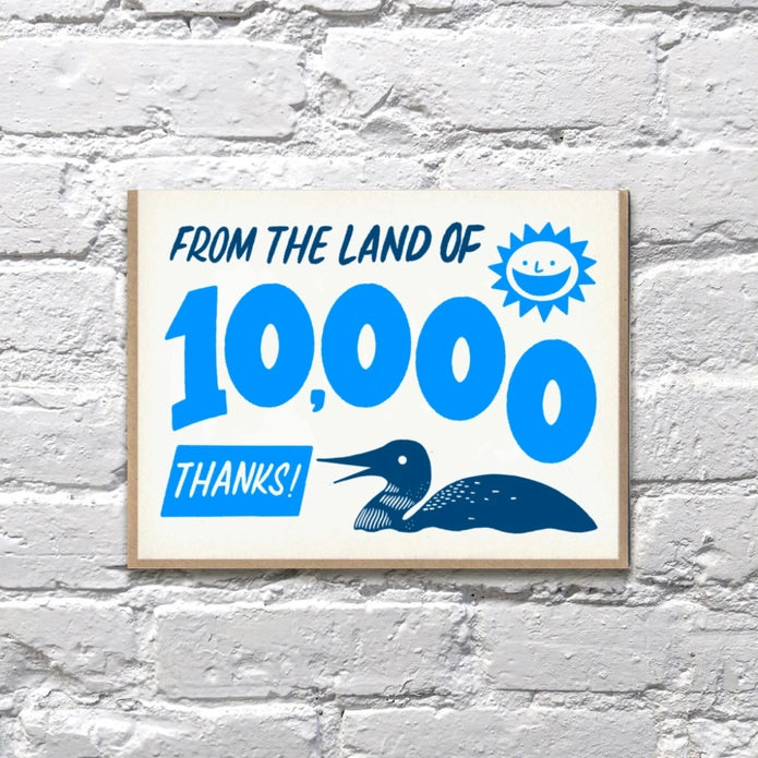 Minnesota Thank You Greeting Card