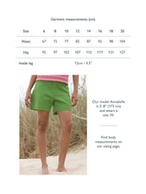 Newton Organic Cotton Twill Shorts in Ivy