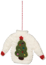 Ugly Xmas Sweater Felt Christmas Tree Ornaments