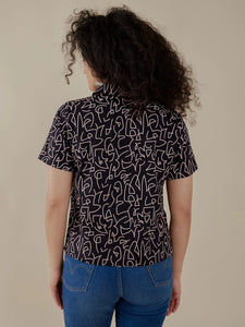 Black Lines Fair Trade Camp Shirt