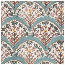 Bouquet Block Print Napkins (Set of 4)