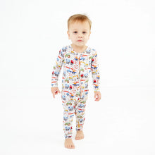 Diggin' Bedtime Construction Trucks Convertible Footie