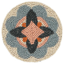 Hand-Beaded Formation Disco Coasters (Set of 4)
