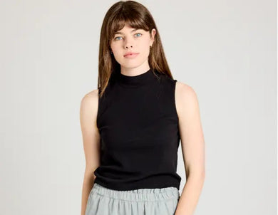 Bishop Mock Neck Tank (Multiple Color Options)