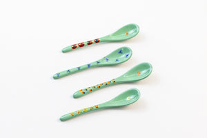 Hand Painted Ceramic Spoons (Multiple Colors)