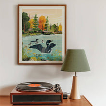 Loons on the Lake Print