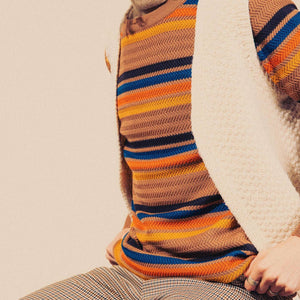 Technicolor Striped Sweater