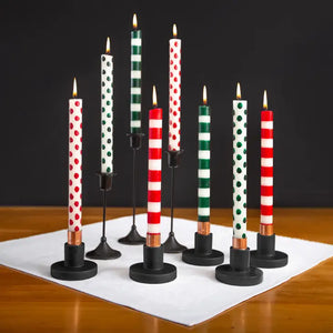 Hand Painted Taper Candles from South Africa (Set of 2 - Various Styles)