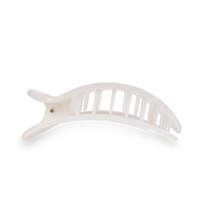 Coconut White - Flat Round Hair Clip