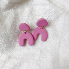 Lulu | Organic Arch Polymer Clay Earrings