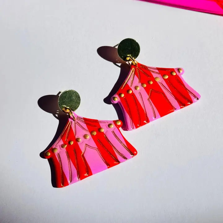 Circus Tent Earrings