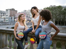 Circle Recycled Leather Crossbody Bag